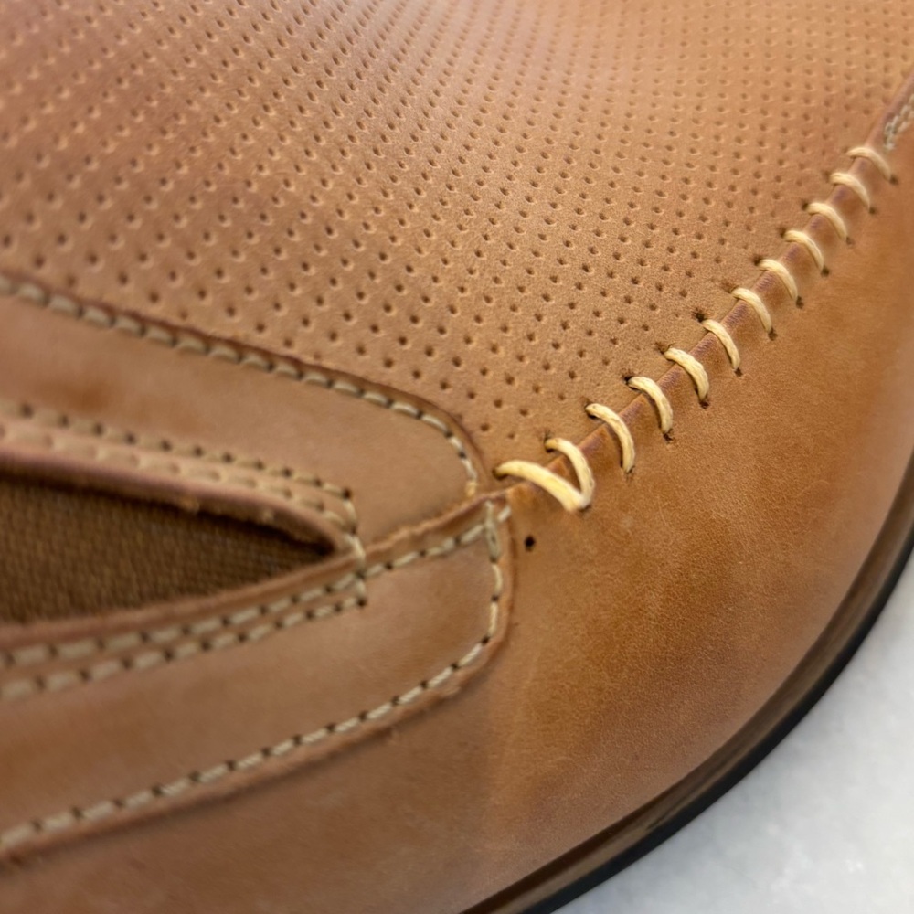 Stacy Adams Light Brown Leather Slip-Ons Size 15 - Picture 7 of 7